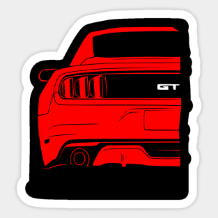 Patriotic American V8 Muscle Car Pony Mustang Sticker